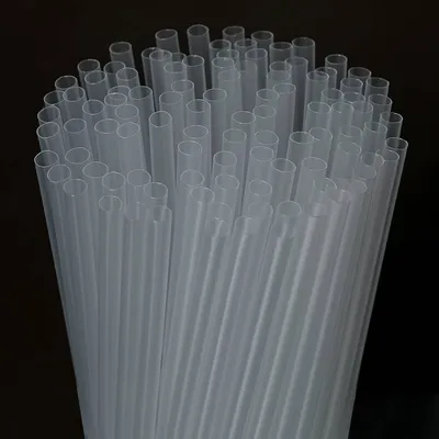 STRAW BIG 20 CM TRANSPARANT (100 PCS)